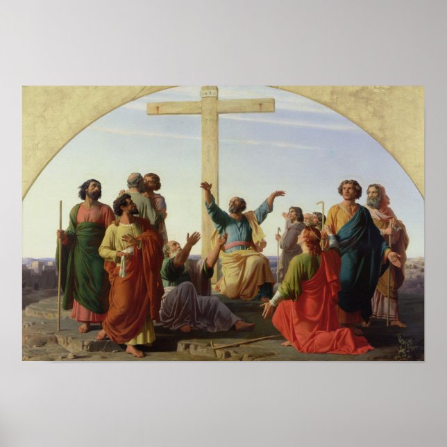 The Departure of the Apostles, 1845 Poster (Front)