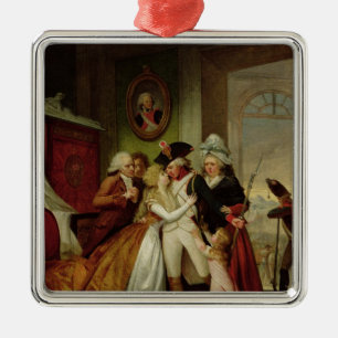 The Departure of the Volunteers Metal Ornament