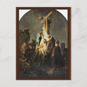 The Deposition. By Rembrandt Van Rijn Postcard