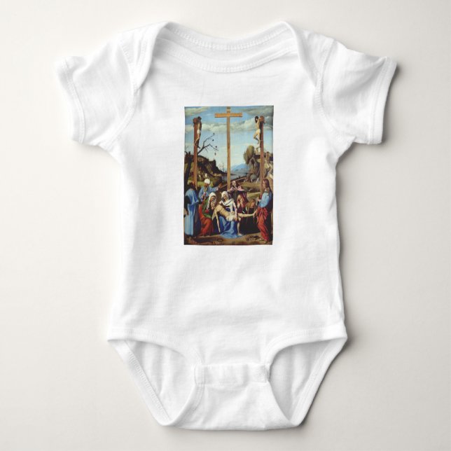The Deposition of Jesus Christ Baby Bodysuit (Front)