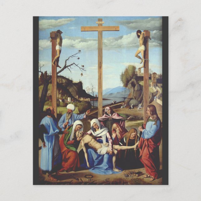 The Deposition of Jesus Christ Sacred Icon Art (Front)
