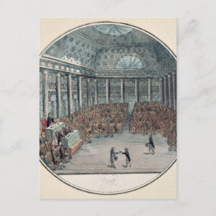 The Deputies of the Commune Meeting Postcard
