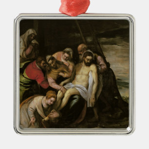 The Descent from the Cross Metal Ornament
