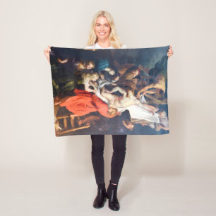 The Descent from the Cross, Rubens Fleece Blanket