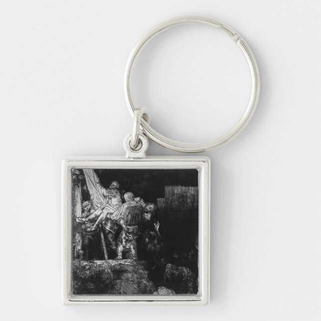 The Descent from the Cross with a Torch, 1654 Key Ring (Front)