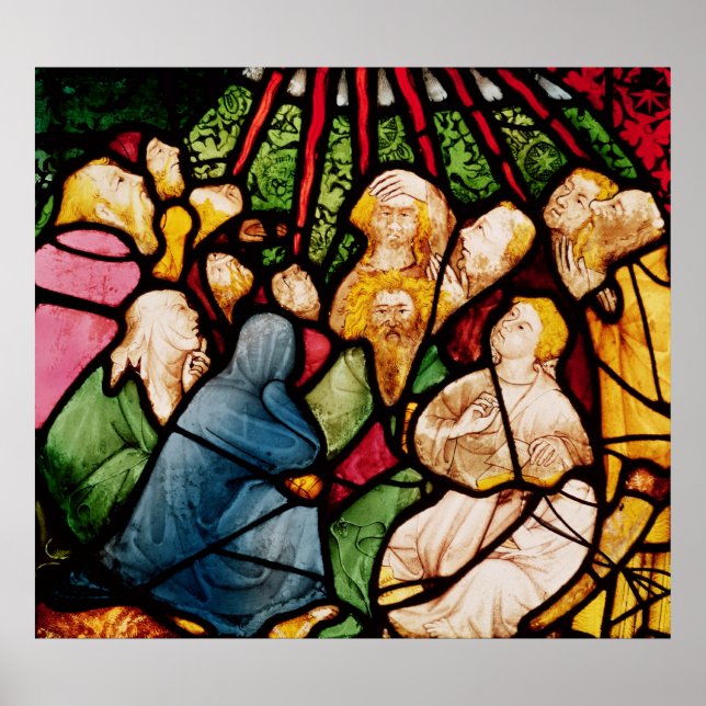 The Descent of the Holy Spirit, c.1400 Poster (Front)