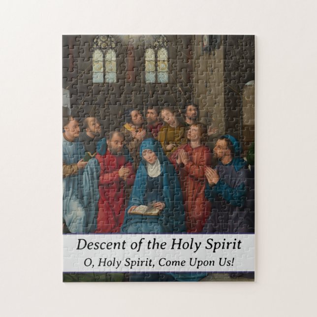 The Descent of the Holy Spirit Catholic Puzzle (Vertical)