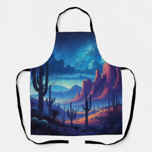 The Desert at night southwestern Apron