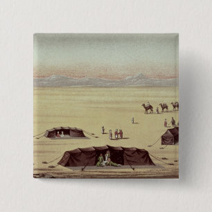 The Desert Camp of Sir Richard Burton 15 Cm Square Badge