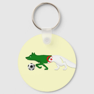 The Desert fox Algeria flag Le Fennec soccer gifts Key Ring
