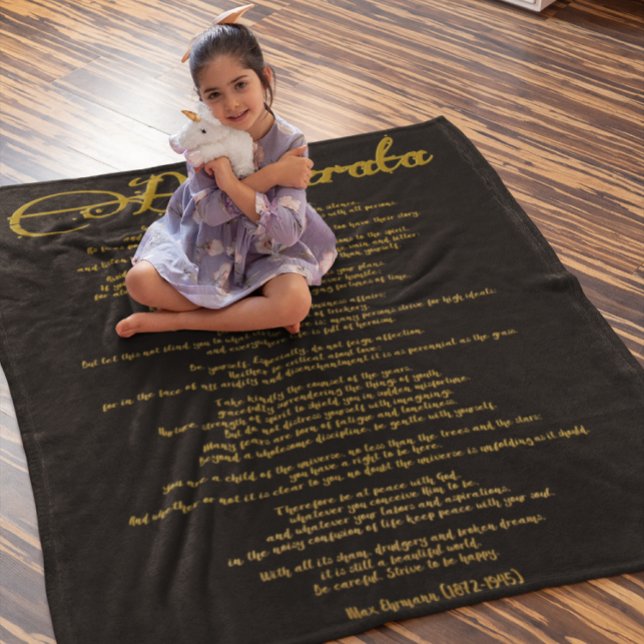 The Desiderata "Desired Things" DIY Colour Fleece Blanket (Creator Uploaded)
