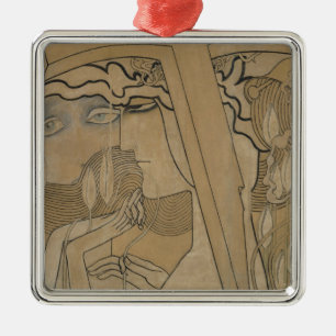 The Desire and the Satisfaction, 1893 Metal Ornament