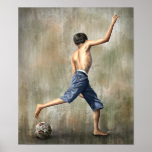 The Desire - Jackie Liao - Soccer Futebol Futbol Poster