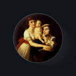 The Desmoulins 3 Cm Round Badge<br><div class="desc">Camille and Lucile in happier times</div>