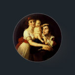 The Desmoulins 3 Cm Round Badge<br><div class="desc">Camille and Lucile in happier times</div>