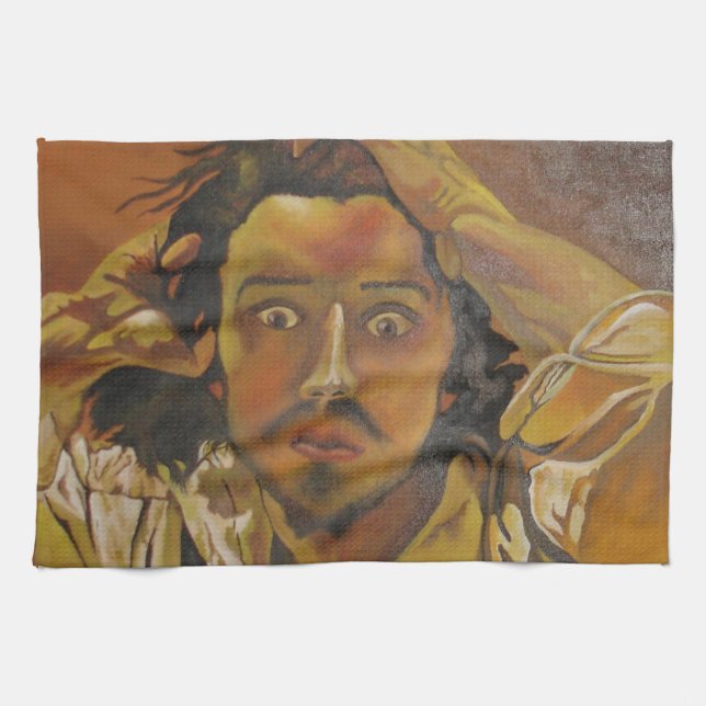 The Desperate Man Tea Towel (Horizontal)