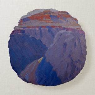 The Destroyer, c.1911-13 (oil on canvas) Round Cushion