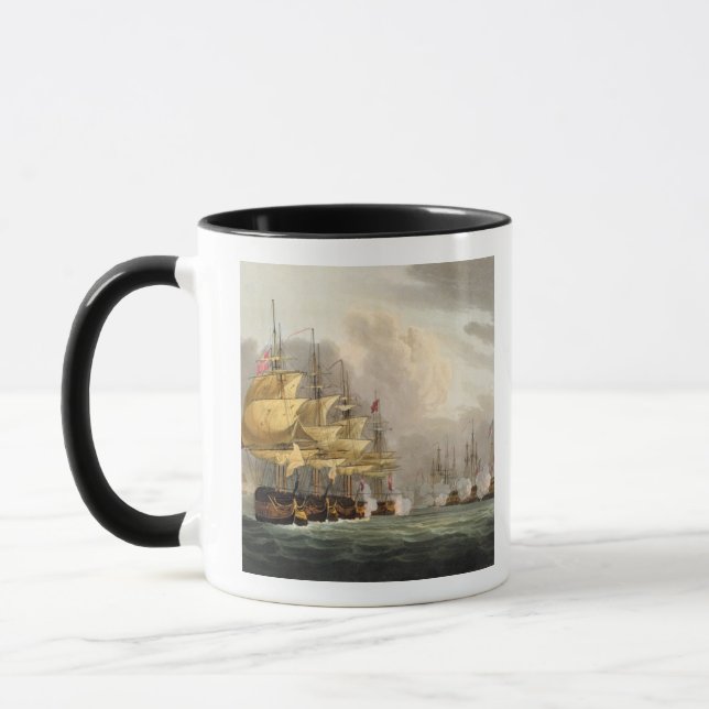 The Destruction of the Danish Fleet before Copenha Mug (Left)
