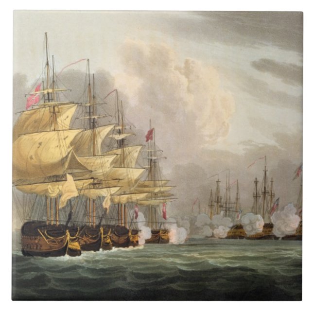 The Destruction of the Danish Fleet before Copenha Tile (Front)