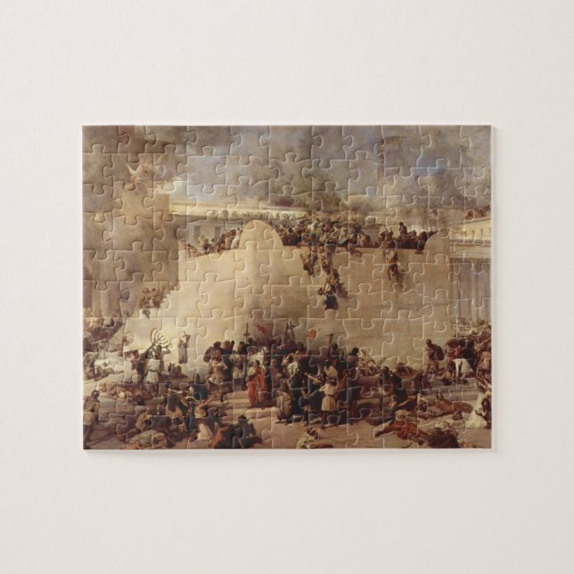 The Destruction Of The Temple Of Jerusalem Jigsaw Puzzle (Horizontal)