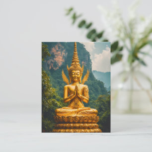 The Devata in Golden Light Postcard