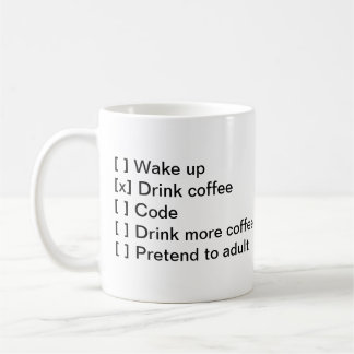 The Developer's To-Do List Coffee Mug