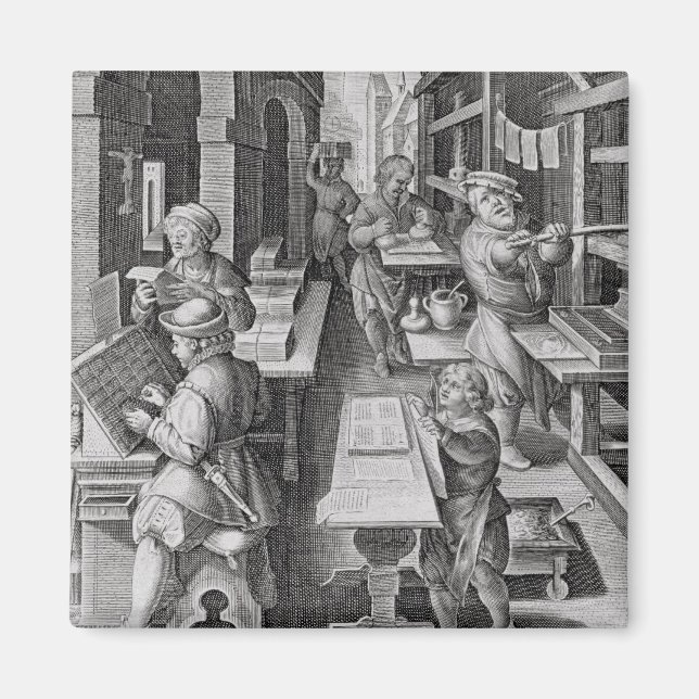The Development of Printing, plate 5 from 'Nova Re Magnet (Front)