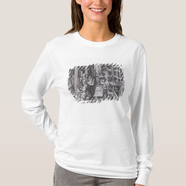 The Development of Printing T-Shirt (Front)