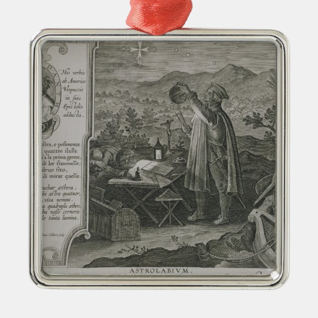 The Development of the Mariner's Astrolabe Metal Tree Decoration (Front)