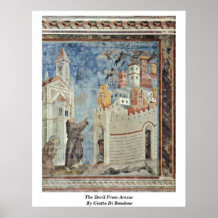 The Devil From Arezzo By Giotto Di Bondone Poster