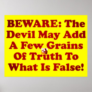 The Devil Is A Liar! Poster