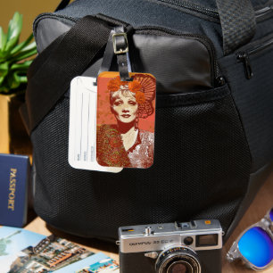 The devil is a woman luggage tag
