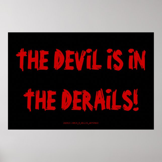 THE DEVIL IS IN THE DERAILS! POSTER (Front)