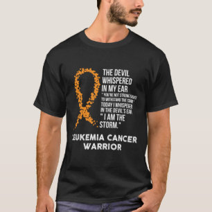 The Devil- Leukaemia Awareness Support Ribbon T-Shirt