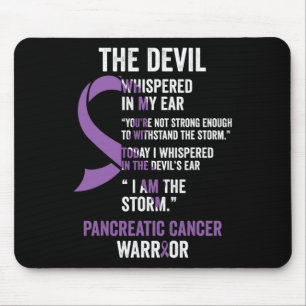 The Devil- Pancreatic Cancer Awareness Support Rib Mouse Pad
