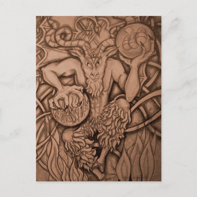 The Devil Postcard (Front)