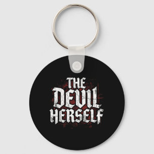 The Devil Retro Occult Women Dark Feminine Key Ring