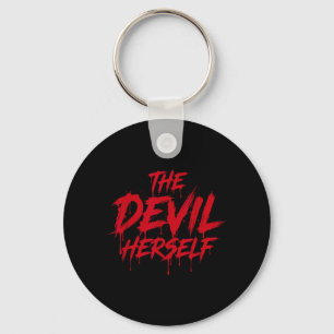 The Devil Retro Occult Women Dark Feminine Key Ring