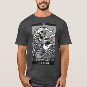 The Devil Skeletons Tarot  T-Shirt