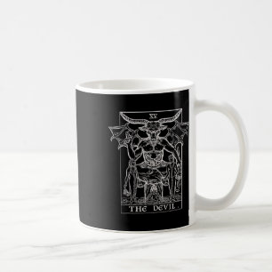 The Devil Tarot Card Phomet Gothic Halloween Satan Coffee Mug