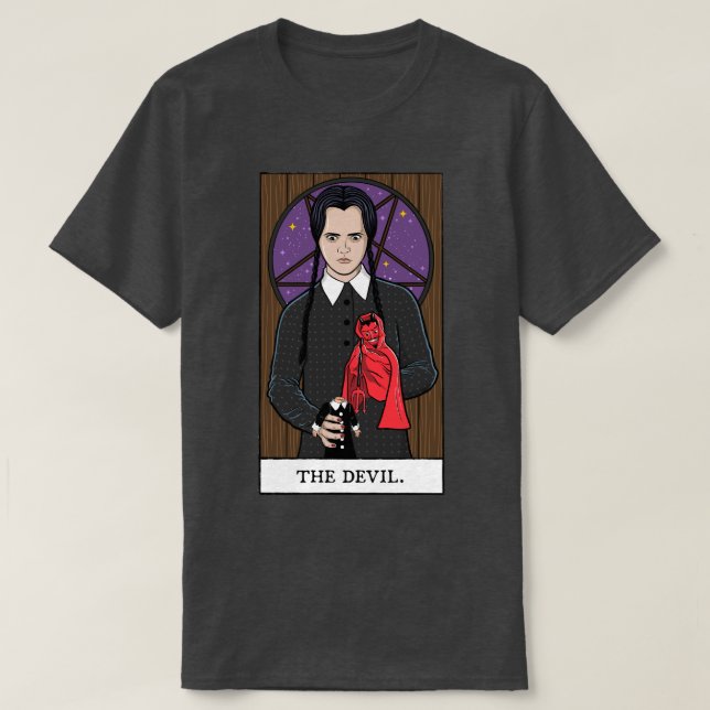 The Devil Tarot d T-Shirt (Design Front)