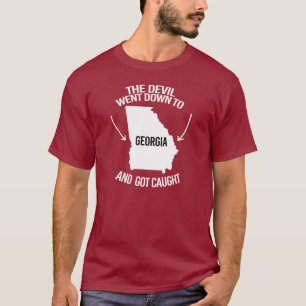 The devil went down to Georgia and got caught T-Shirt