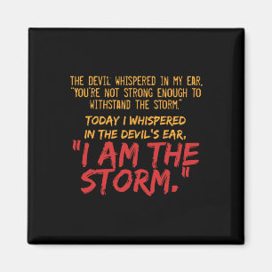 The Devil Whispered In My Ear Devil Quote  Magnet