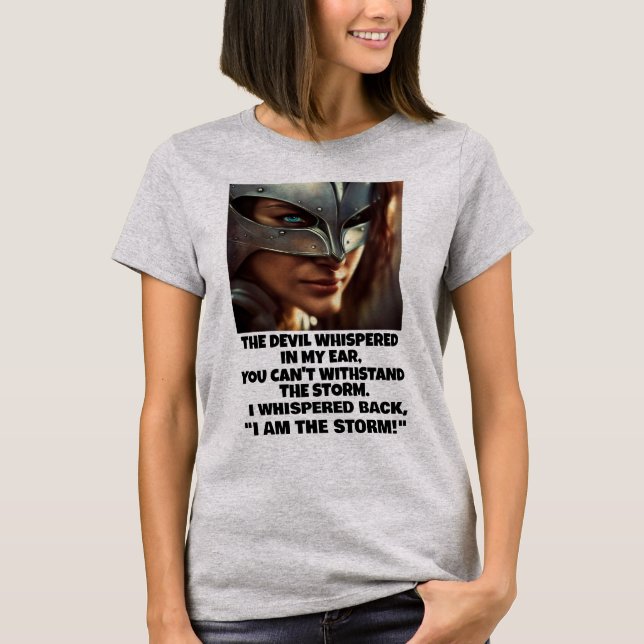 THE DEVIL WHISPERED IN MY EAR - T-SHIRTS (Front)