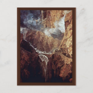 The Devil'S Bridge St. Gotthard By Turner Joseph M Postcard