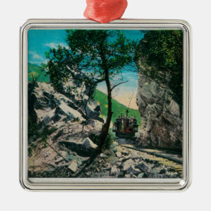 The Devil's Gateway, Mt. LoweMt. Lowe, CA Metal Ornament