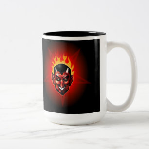 The Devil's Pentagram Two-Tone Coffee Mug