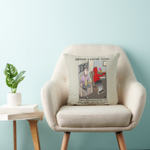 The Devil's Psychiatrist Cushion