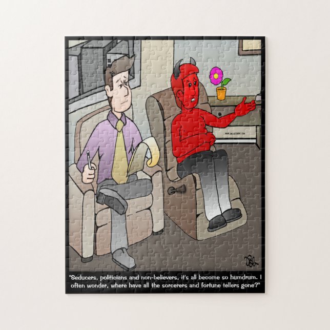 The Devil's Psychiatrist Jigsaw Puzzle (Vertical)