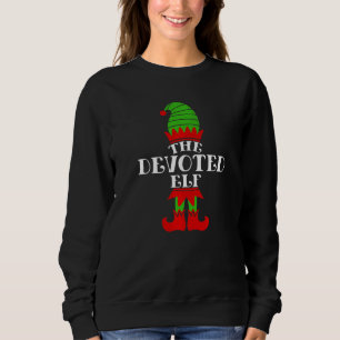The Devoted Elf Christmas Matching Family Coworker Sweatshirt